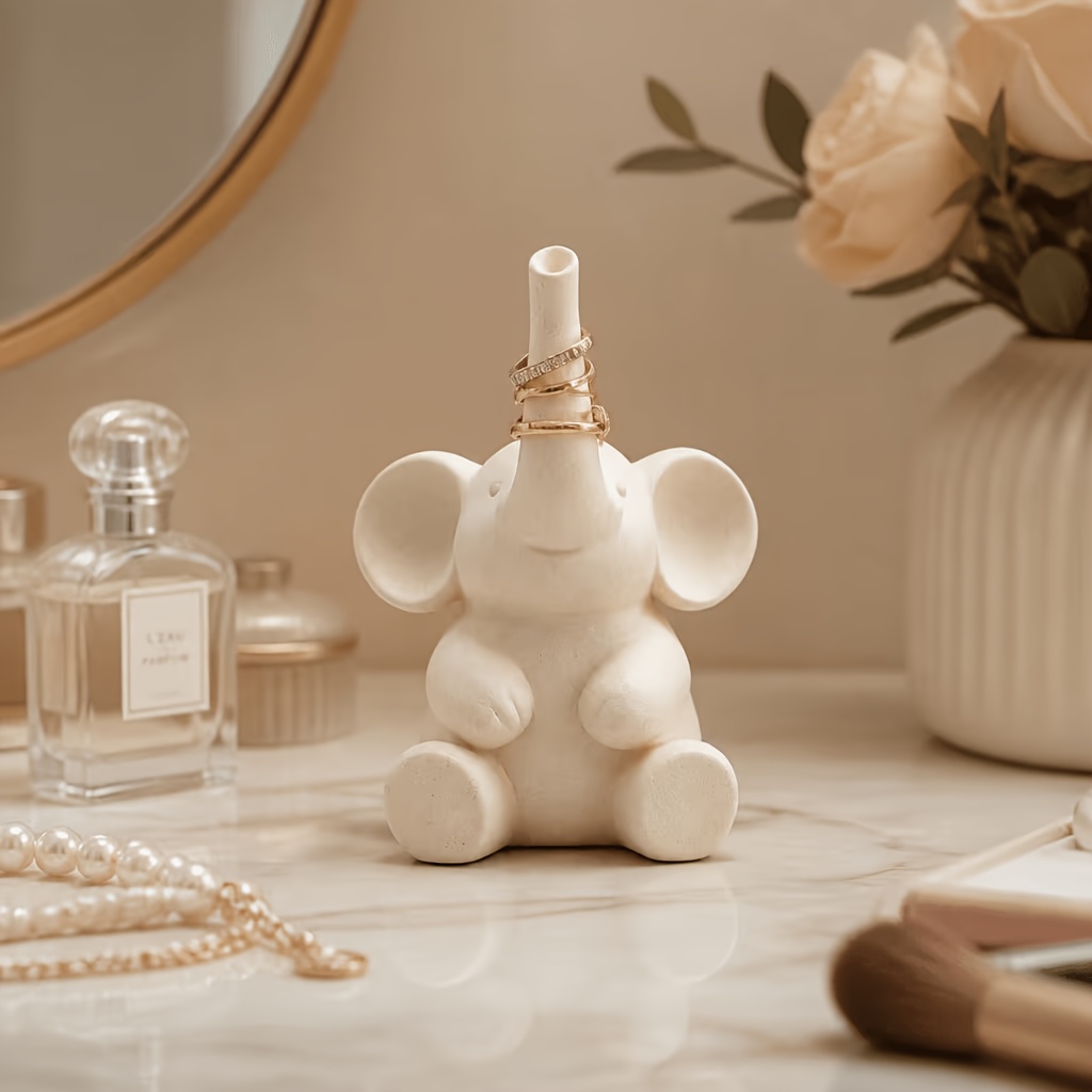 Cute Elephant Jewelry Stand for Organizing Accessories